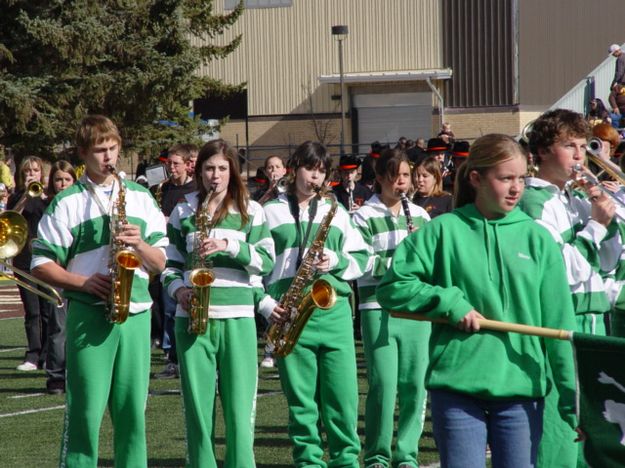 Onto the field. Photo by Craig Sheppard.