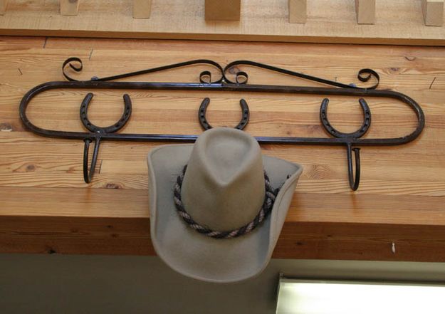 Hat Rack. Photo by Dawn Ballou, Pinedale Online.