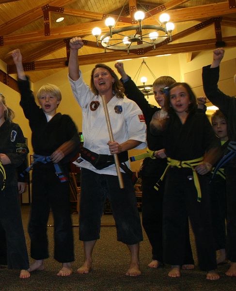 Wind River Kempo Karate. Photo by Pam McCulloch.