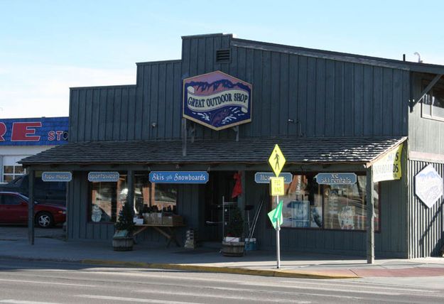 Great Outdoor Shop. Photo by Dawn Ballou, Pinedale Online.