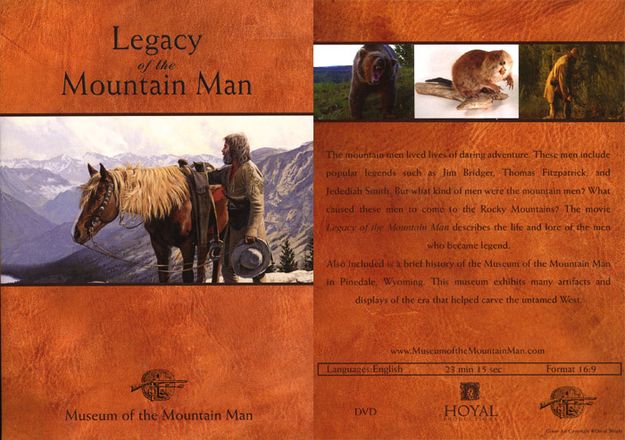 Legacy of the Mountain Man DVD. Photo by Museum of the Mountain Man.