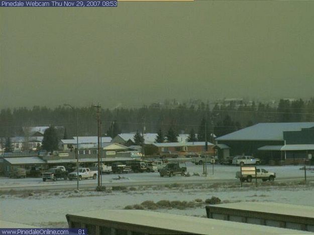Pinedale. Photo by Pinedale Webcam.