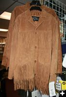 Leather Fringe Jacket. Photo by Dawn Ballou, Pinedale Online.