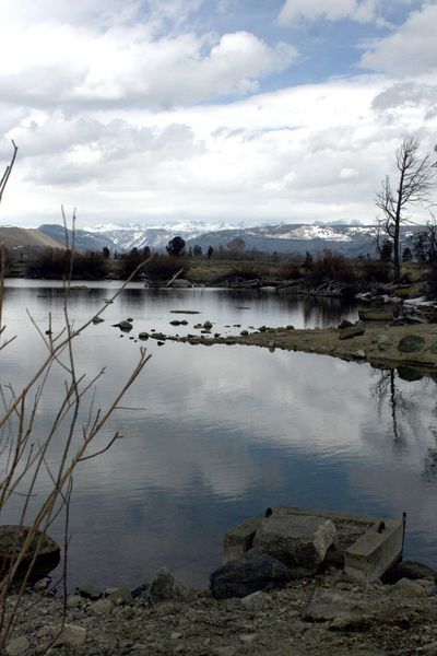 Canoe-Kayak access. Photo by Pam McCulloch, Pinedale Online.