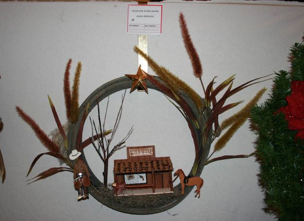 Diana Brokling Wreath. Photo by Dawn Ballou, Pinedale Online.