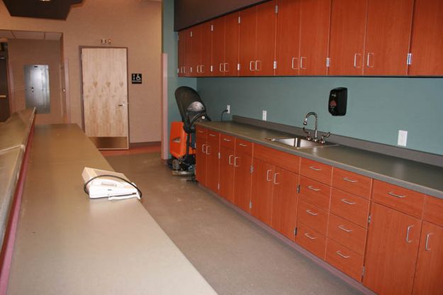 Nurses station. Photo by Dawn Ballou, Pinedale Online.
