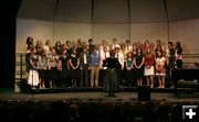 High School Choir. Photo by Pam McCulloch, Pinedale Online.