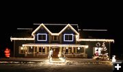 Holiday Lights. Photo by Clint Gilchrist, Pinedale Online.