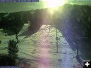 Opening Day. Photo by White Pine Lodge webcam.