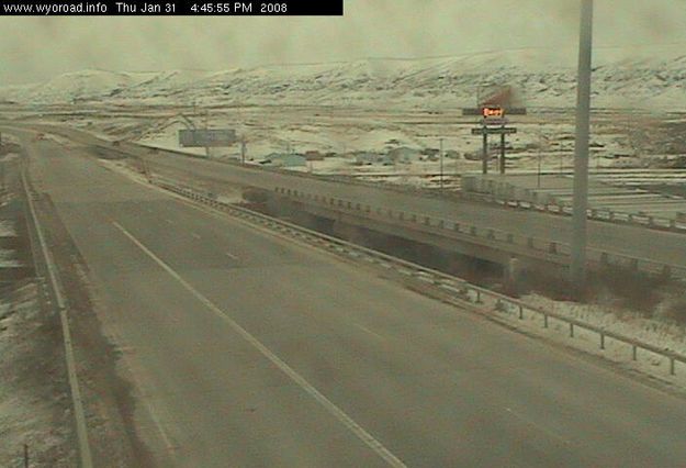 I-80 at Rock Springs. Photo by Wyoming Department of Transportation.