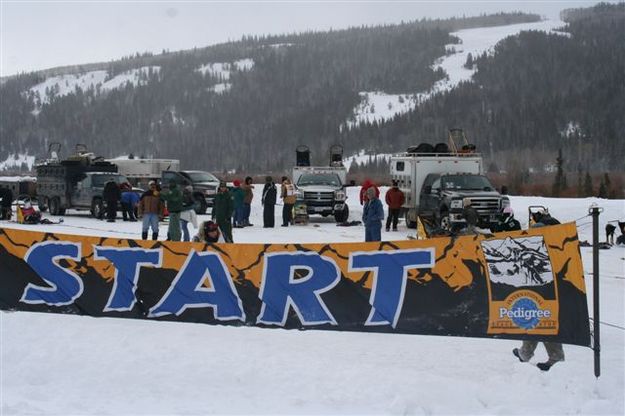 Big Piney-Marbleton Starting Line. Photo by Carie Whitman.