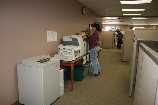 Printers. Photo by Dawn Ballou, Pinedale Online.