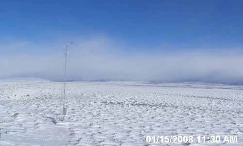 Blue skies in Boulder. Photo by Boulder DEQ webcam.