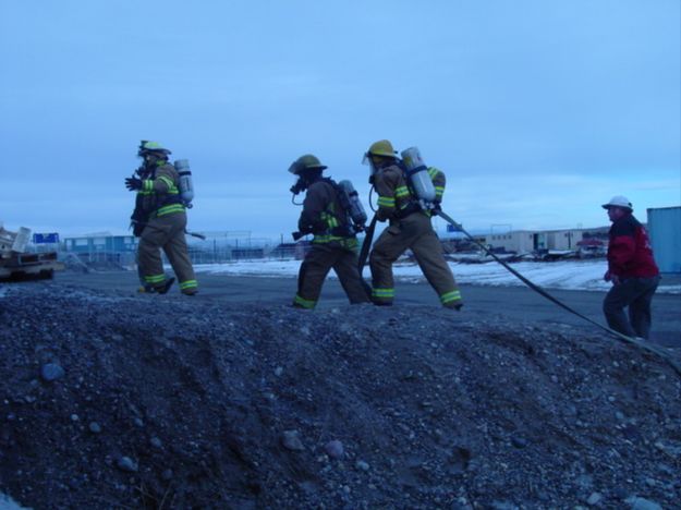 Getting ready to go. Photo by Sublette County Fire Board.