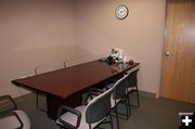 Small meeting area. Photo by Dawn Ballou, Pinedale Online.