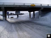 I-80 Snow. Photo by Tim McGary, WYDOT.