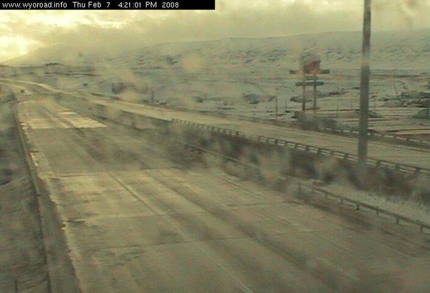 I-80 at Rock Springs. Photo by WYDOT.