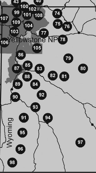 Wolf Pack Map. Photo by .