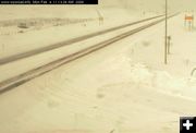 US 191 on February 4. Photo by WYDOT webcam.