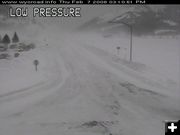 Snake River Canyon closed. Photo by WYDOT webcam.