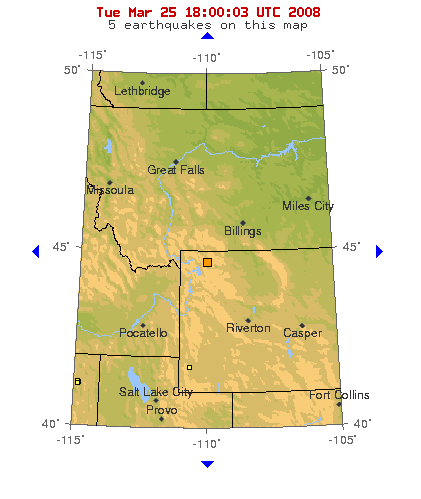 Yellowstone Quake. Photo by USGS.