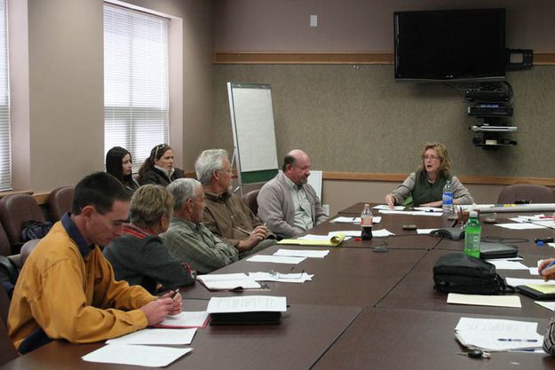 PAWG meeting. Photo by Dawn Ballou, Pinedale Online.