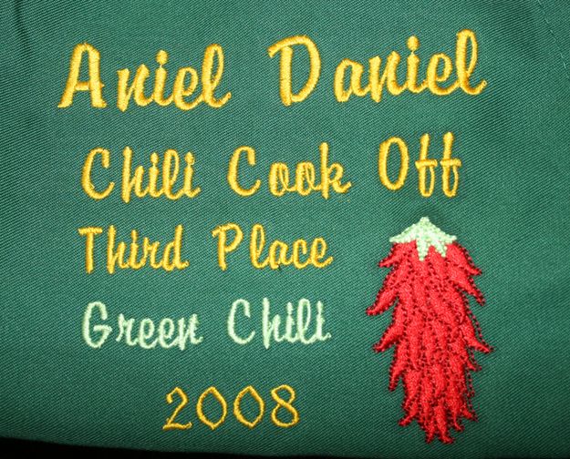 Green Chili Aprons. Photo by Pam McCulloch, Pinedale Online.