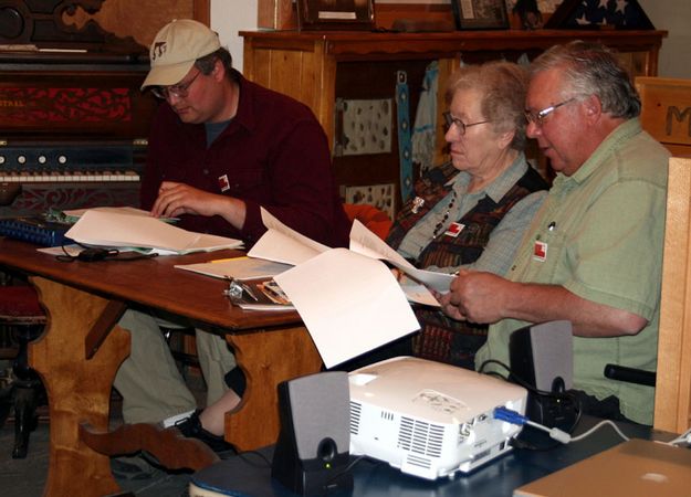 Documentary Judges. Photo by Dawn Ballou, Pinedale Online.