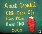 Green Chili Aprons. Photo by Pam McCulloch, Pinedale Online.