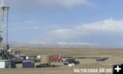 New gas well April 19 2008. Photo by Wyoming DEQ.