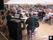 Lasagna Dinner. Photo by Bob Rule, KPIN 101.1 FM radio.