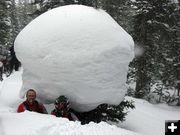 Deep Snow. Photo by Van Huffman.