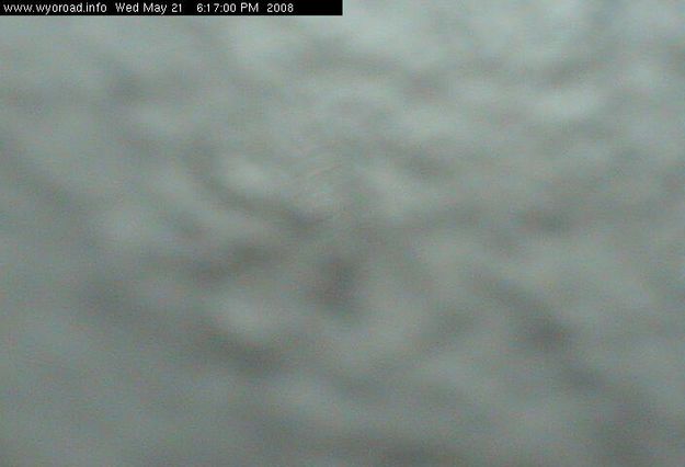 Snow Squall. Photo by WYDOT Cora 191 Webcam.