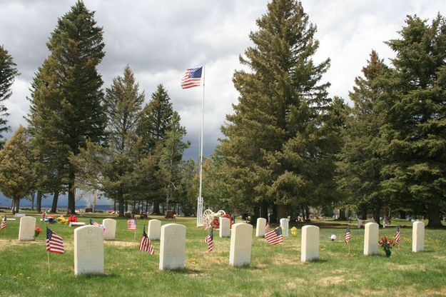 Pinedale Cemetery. Photo by Dawn Ballou, Pinedale Online.