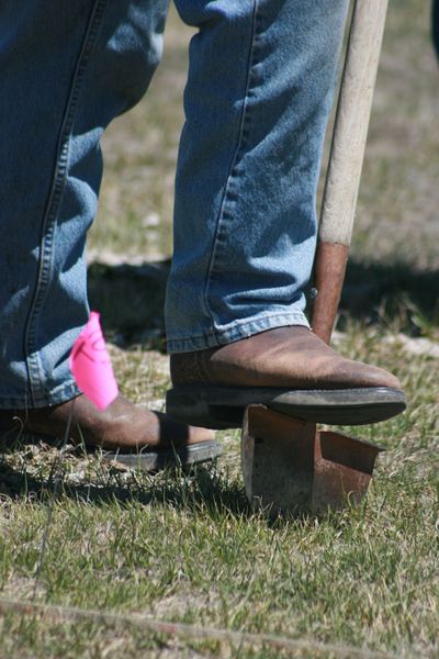 Shovel Tests. Photo by Dawn Ballou, Pinedale Online.