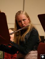 Flutist. Photo by Cat Urbigkit, Pinedale Online.