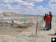 Gas field pit. Photo by Sue Sommers.