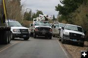 Emergency Vehicles. Photo by Dawn Ballou, Pinedale Online.