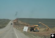 Construction Zone. Photo by Dawn Ballou, Pinedale Online.