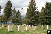 Pinedale Cemetery. Photo by Dawn Ballou, Pinedale Online.