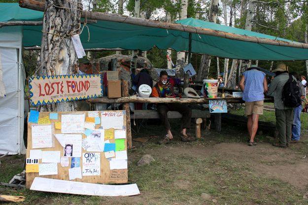 Information Tent. Photo by Dawn Ballou, Pinedale Online.