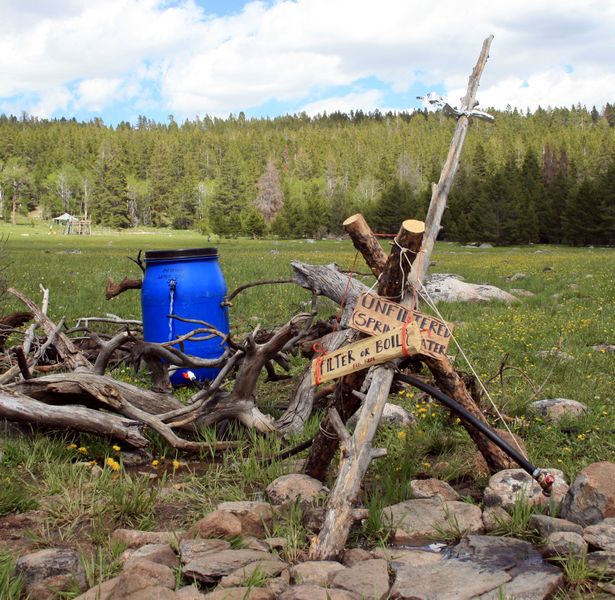 Spring Water. Photo by Dawn Ballou, Pinedale Online.