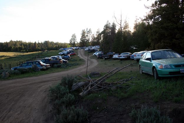 Front Door Parking. Photo by Dawn Ballou, Pinedale Online.