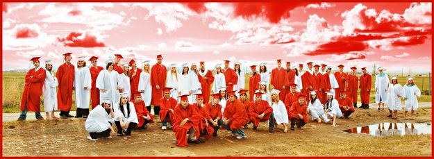 Big Piney graduates. Photo by Tara Bolgiano, Blushing Crow Photography.