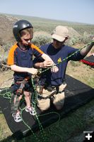 Beck and Michael. Photo by Pam McCulloch, Pinedale Online.