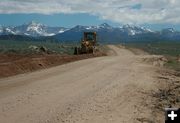 Road Construction. Photo by Dawn Ballou, Pinedale Online.