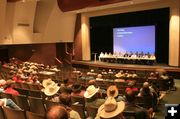 Brucellosis Meeting. Photo by Dawn Ballou, Pinedale Online.