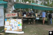 Info Booth. Photo by Dawn Ballou, Pinedale Online.
