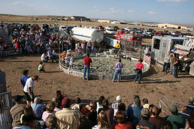 Big Crowd. Photo by Dawn Ballou, Pinedale Online.