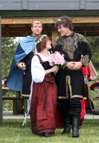 Blanch of Castille and Lewis, the Dauphin. Photo by Pam McCulloch, Pinedale Online.